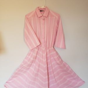 Pink 50s Swing Dress
